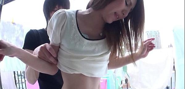  Skinny Asian teen has her trimmed fuck tube fiercely drilled